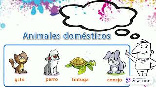 LOS ANIMALES DOMÉSTICOS Y SALVAJES [upl. by Gerlac]