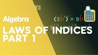 Laws of Indices  Part 1  Algebra  Maths  FuseSchool [upl. by Eehsar]