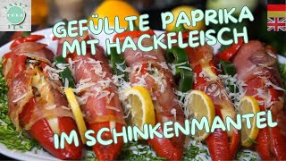 Diese Gericht macht jeden verrückt Gefüllte Spitz Rote Paprika mit Hackfleisch im Schnicken Mantel [upl. by Acirfa]