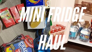 Dollar tree Mini Fridge Restock 25 dollarsdollartree minifood minifridge [upl. by Artaed]