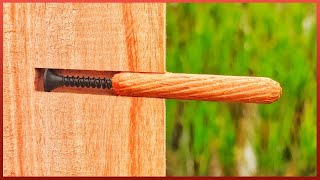 Amazing Woodworking Techniques amp Wood Joint Tips  Genius Wooden Connections  by marcip [upl. by Adyan269]