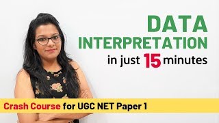 NTA UGC NET Paper 1 Data Interpretation Crash Course [upl. by Sitruc436]