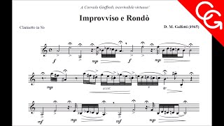 Corrado Giuffredi clarinet solo  GALFETTI Improvviso e rondò [upl. by Nathanil]