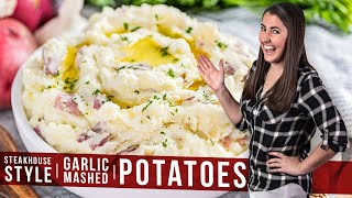 How to Make Steakhouse Style Garlic Mashed Potatoes  The Stay At Home Chef [upl. by Nicodemus21]