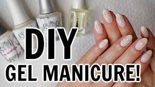 StepbyStep Gel Manicure ATHOME  SAVE TIME amp [upl. by Kelley695]