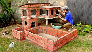 Rescue poor rabbits and build stunning 3in1 rabbit house [upl. by Bluh]