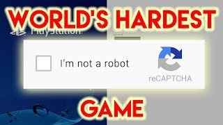 How I Beat The Worlds Hardest Game CAPTCHA [upl. by Mieka777]