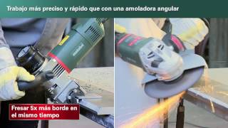 Las biseladoras de Metabo para la preparación de las costuras de soldadura Spanish [upl. by Syst]