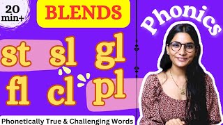 What is a Blend  Phonics Lesson  How to teach reading skills to kids  Ms Palak blends [upl. by Yared]