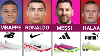 2023 BEST FOOTBALLERS AND THEIR NEW BOOTS  MESSI  RONALDO  MBAPPE  HALAAND [upl. by Hime]