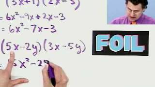 The FOIL Method from Thinkwell Intermediate Algebra [upl. by Toback]