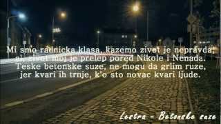 Lestra  Betonske suze [upl. by Notsgnik]