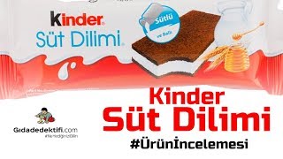 Kinder Süt Dilimi Ürünİncelemesi [upl. by Gaven]