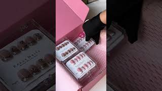 The package of megi nails kawaiinails nailart pressonails naildecoration naildesign asmr [upl. by Naresh]