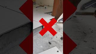 Tile installation trick construction tricks tileinstallation [upl. by Patin]