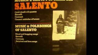 1977 STORNELLI salentini Calimera Salento folk [upl. by Thay]