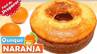 Como Preparar Bizcocho o queque de NARANJA EN LICUADORA muy esponjoso fácil de hacer🍊 MegaDelicias [upl. by Esiahc]