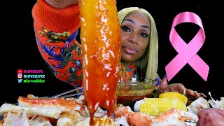 Seafood Boil Mukbang  by Bloveslife [upl. by Jahdol]