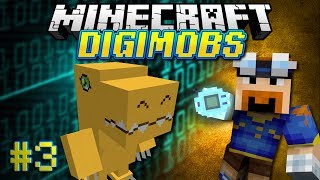 Minecraft DIGIMOBS EP 3  Digivolve To Agumon [upl. by Pelagia823]