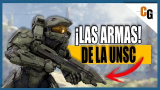 Halo  Las ARMAS de la UNSC  ¿Qué tan PODEROSA es la UNSC 24 [upl. by Ahsakat]