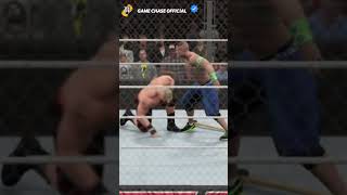 John Cena Vs Brock Lesnar shortsfeed johncena brocklesnar gamechaseofficial wwe2k viralvideo [upl. by Ille]