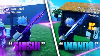 Rock Fruit  Shisui Wando Dark Katana New Update rockfruit [upl. by Harihat791]