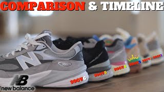 Which Is The BEST New Balance 990 Version Comparison  Timeline [upl. by Bettzel562]