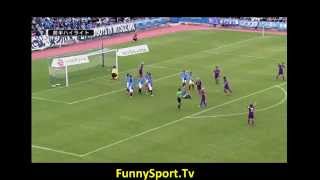 Is This The Craziest Freekick Routine Ever from Kyoto Sanga [upl. by Ahsiekram]