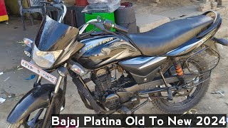 Bajaj Platina Old 2008 To 2024 Full Modification  Platina Modified wrap [upl. by Enairb539]