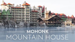 THE MOHONK MOUNTAIN HOUSE  Magical Resort in Upstate New York Catskills Winter Adventures [upl. by Melonie676]