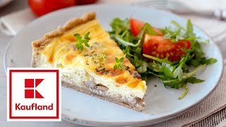 Kaufland Quiche s pórom a šampiňónmi [upl. by Melisande530]