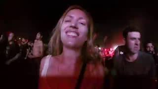 Metal girl crowd surfing  KREATOR in VOA 2016 fest [upl. by Tobit622]