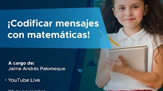 Codificar mensajes con matemáticas [upl. by Mavra244]