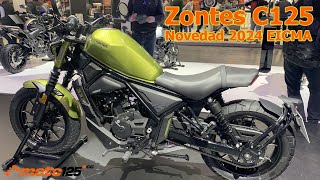 Novedad 2024  EICMA 2023  Zontes C125 [upl. by Aloivaf]