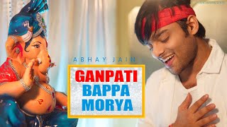 Ganpati Bappa Morya  Abhay Jain  Official Video  New Ganpati Song 2024 [upl. by Yroc]