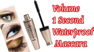 Volume 1 Seconde Waterproof Mascara ReviewWaterproof MascaraAffordable Waterproof MascaraMascara [upl. by Yenwat]