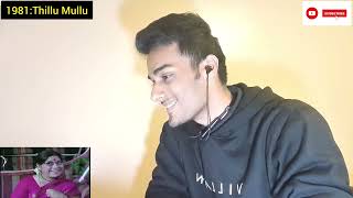 Thillu Mullu 1981 Movie Trailer Reaction Video Exclusive only in React with AK Rajini Kanth [upl. by Patrice206]