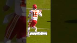 Scrambling quarterbacks should be no different than running backs shorts patrickmahomes chiefs [upl. by Hay]