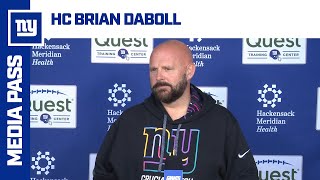 Brian Daboll Provides Final Updates before Week 9 Matchup  New York Giants [upl. by Nnaeel]