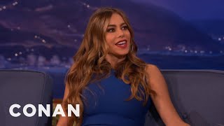 Sofia Vergara quotIts Dangerous To Be A Stripperquot  CONAN on TBS [upl. by Morgan]