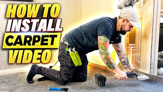 How To Install Carpet  Easy Step By Step Beginners Guide [upl. by Nahtannhoj]