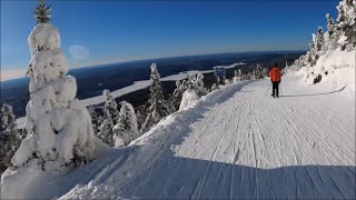 MontTremblant skiing Gropro hero 9 [upl. by Sheline714]