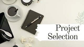 How to select Project  Project selection Models [upl. by Anires]