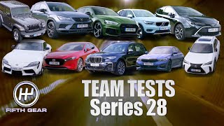 ALL the latest Fifth Gear Team Tests  Series 28  Fifth Gear [upl. by Harriet]