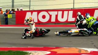 MotoGP™ Americas 2014  Biggest crashes [upl. by Ynehpets]