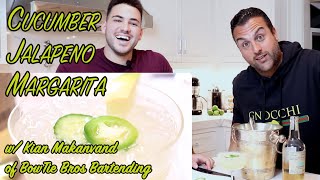 How to Make a Cucumber Jalapeno Margarita [upl. by Anilehcim]