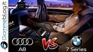 2019 Audi A8 vs 2020 BMW 7 Series  INTERIOR [upl. by Trini449]