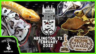 ARLINGTON NARBC REPTILE EXPO February 2022 [upl. by Naret764]