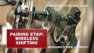 SRAM Red eTap AXS in brief – pairing eTap wireless shifting [upl. by Iborian]