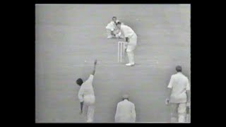 TOM GRAVENEY REACHES 150 ENGLAND v PAKISTAN 2nd TEST MATCH DAY 2 LORDS JUNE 22 1962 [upl. by Iran]